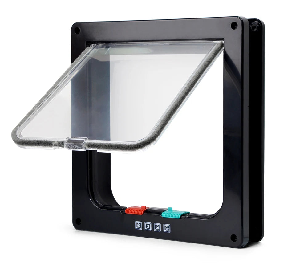 Porta Inteligente para Pets 4 Vias | Trava Segura para Cães e Gatos