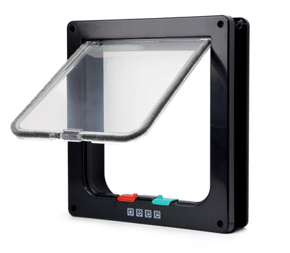 Porta Inteligente para Pets 4 Vias | Trava Segura para Cães e Gatos