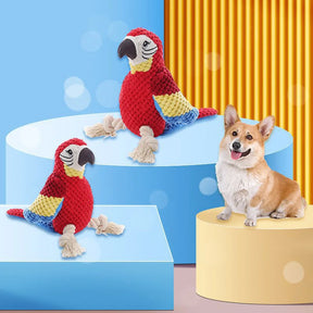 Brinquedo Mordedor Resistente para Cães – Pelúcia Interativa