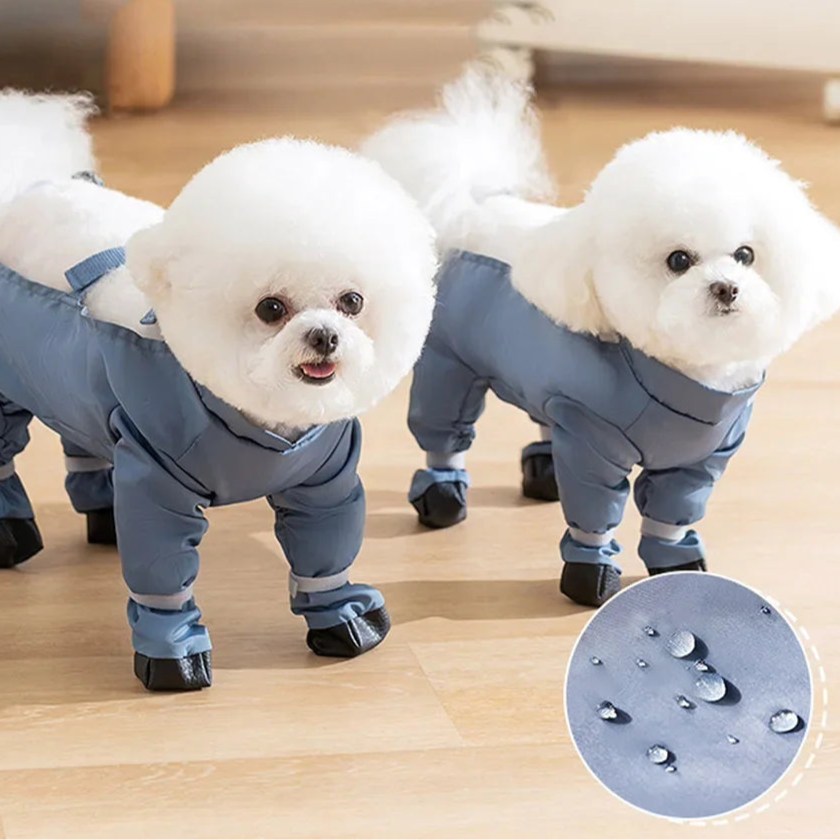 Botas Impermeáveis Antiderrapantes para Cães – Fácil de Vestir