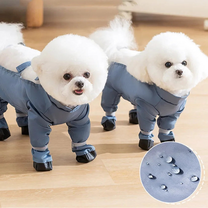 Botas Impermeáveis Antiderrapantes para Cães – Fácil de Vestir