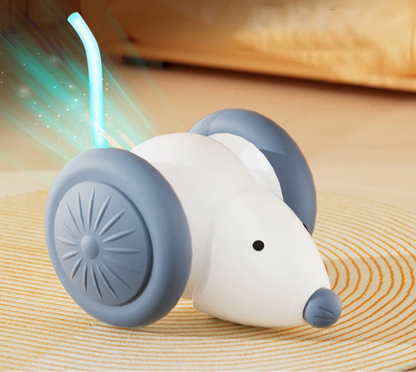 Mouse Elétrico Inteligente p/ Gatos – Brinquedo Interativo