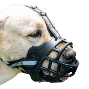 Focinho Antimordida Ajustável e Respirável p/ Cães