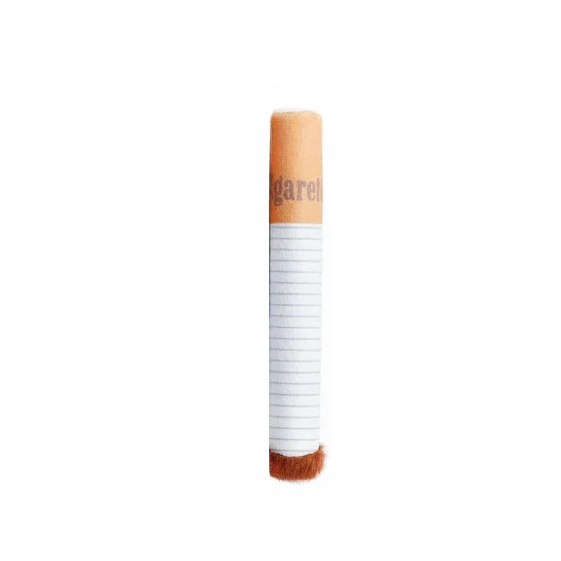 Brinquedo Interativo de Pelúcia Cigarro para Pets – Resistente