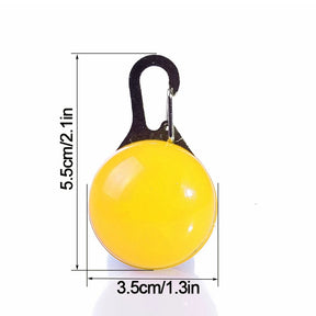 Coleira Brilhante USB para Pets Pequenos – Alta Visibilidade