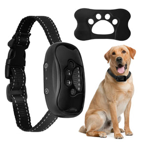 Coleira Antilatido Ultrassônica USB Ajustável p/ Cães