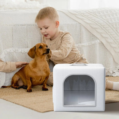 Casa térmica para cães e gatos com resfriamento portátil