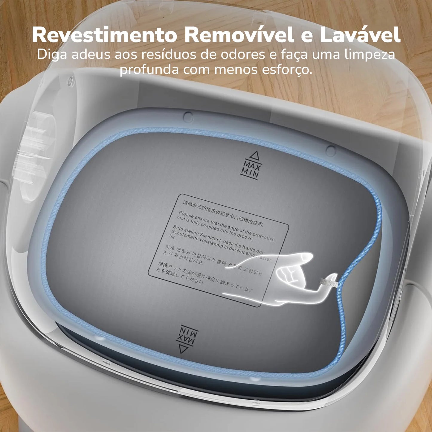 Caixa de Areia Automática Newpet p/ Gatos – Autolimpante