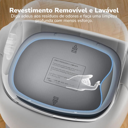 Caixa de Areia Automática Newpet p/ Gatos – Autolimpante