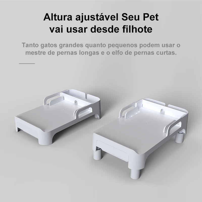 Alimentador Automático Pet Newpet com Suporte Elevado