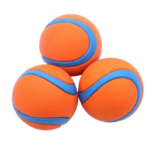 Kit Bolas de Borracha para Cães 2 Unid | Ultra Resistente e Interativa