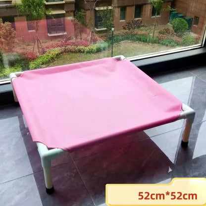 Cama Elevada Dobrável para Pets – Fácil de Lavar e Portátil