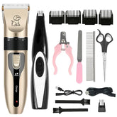 Kit Tosquiadeira Elétrica Pet | Aparador Cães e Gatos Profissional