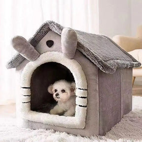 Cama Quente para Cães e Gatos | Almofada Removível Lavável