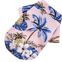 Camiseta Havaiana para Cães Pequenos | Estilo Praia e Antialérgica
