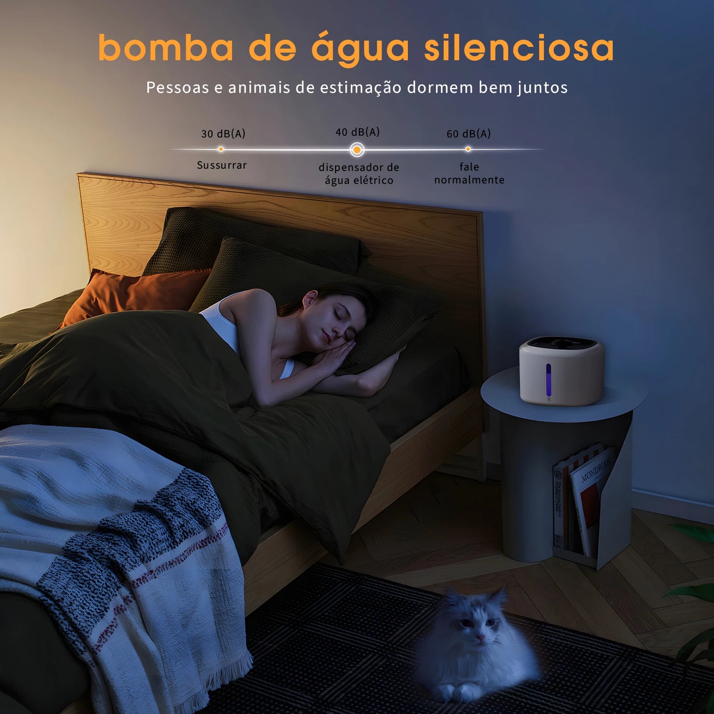 Bebedouro para Cachorro e Gatos com Circulação de Água e Economia