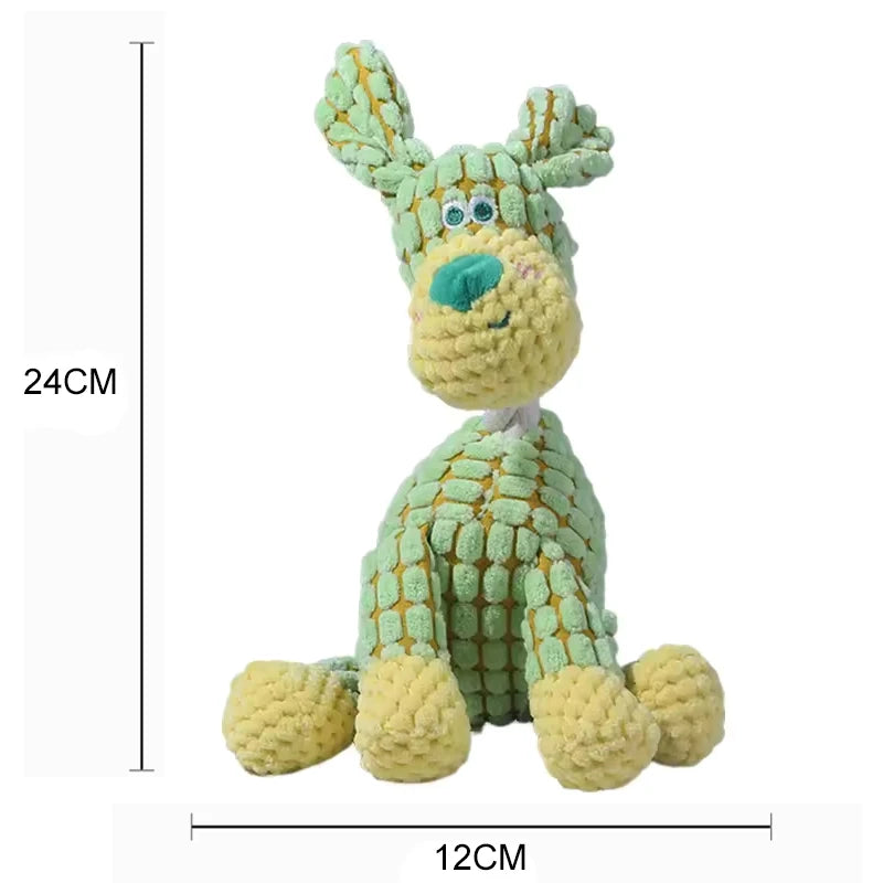 Brinquedo de Pelúcia para Cães Resistente e Interativo
