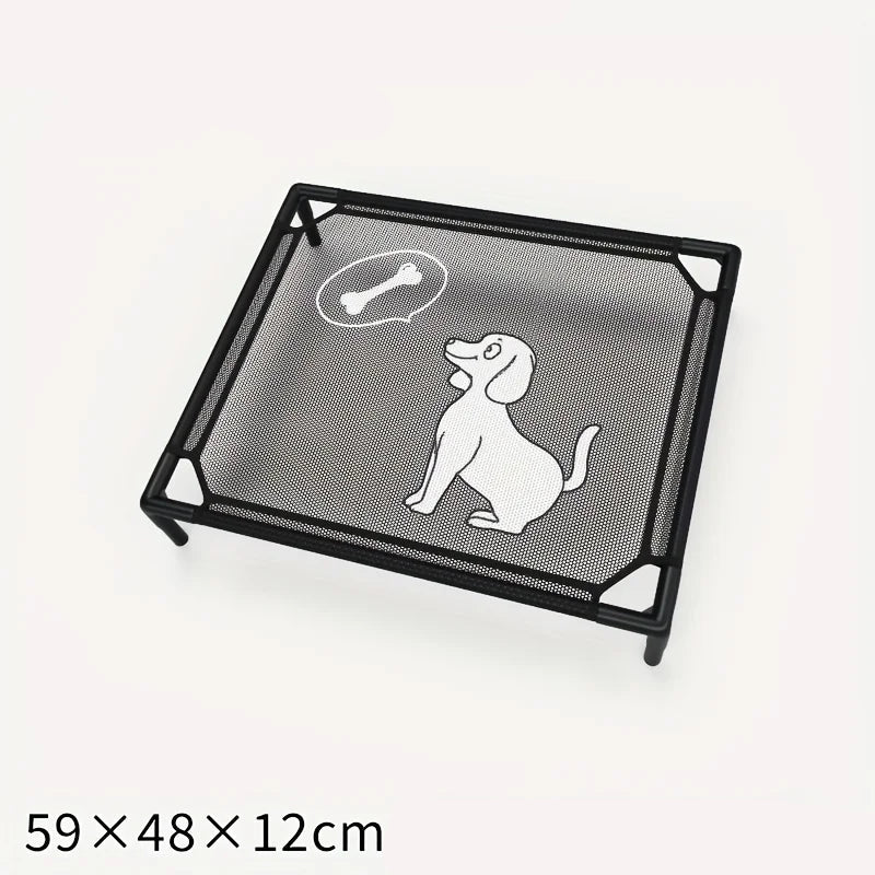 Cama Elevada para Cães Médios Kemorela | Resfriamento e Lavável