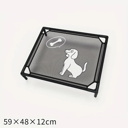 Cama Elevada para Cães Médios Kemorela | Resfriamento e Lavável