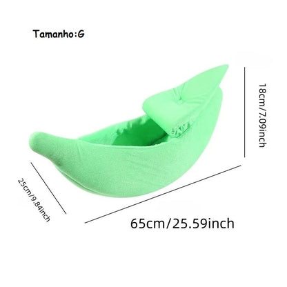 Cama Banana para Gatos e Cães | Divertida, Aconchegante