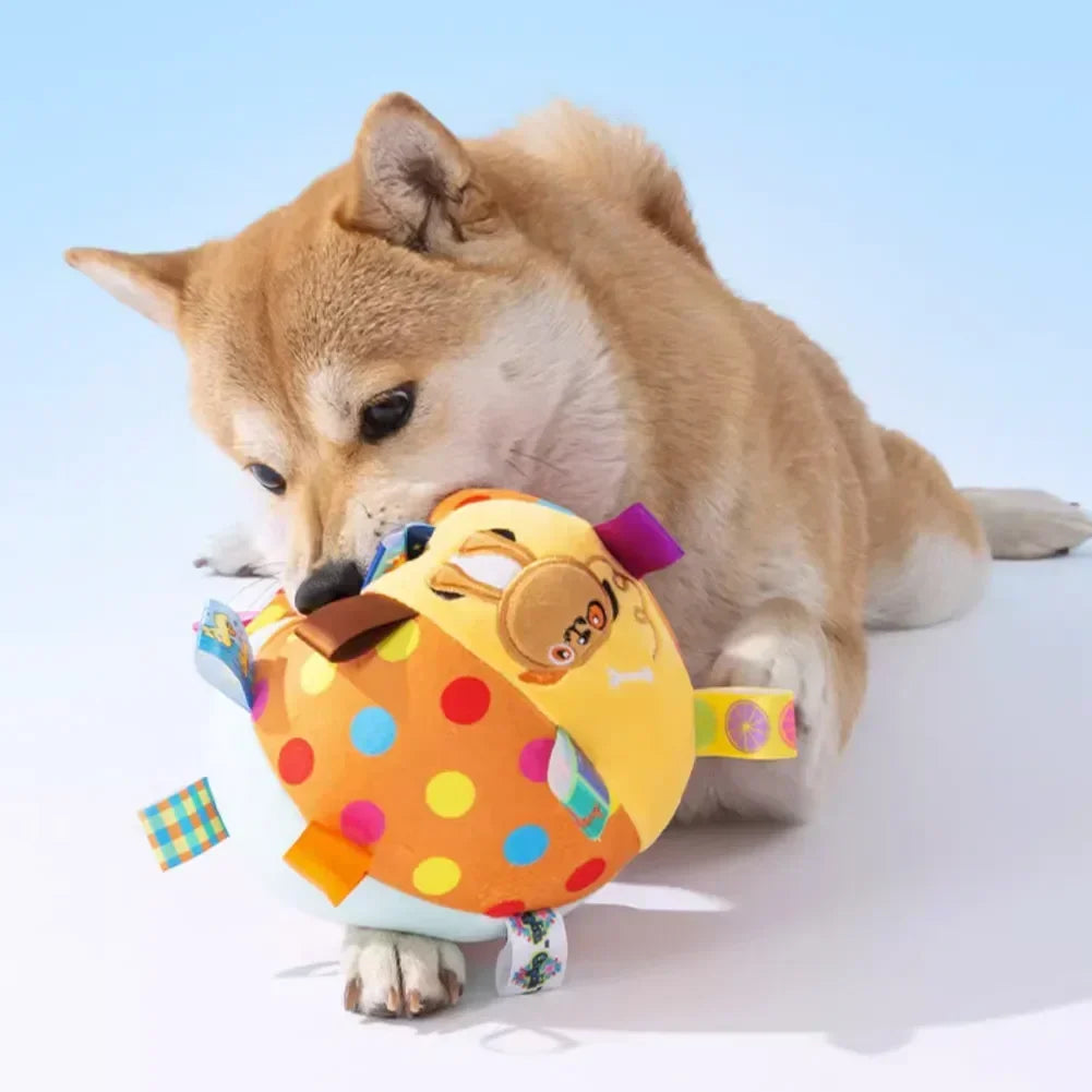 Bola Brinquedo Interativo e Resistente para Cães Mordedores