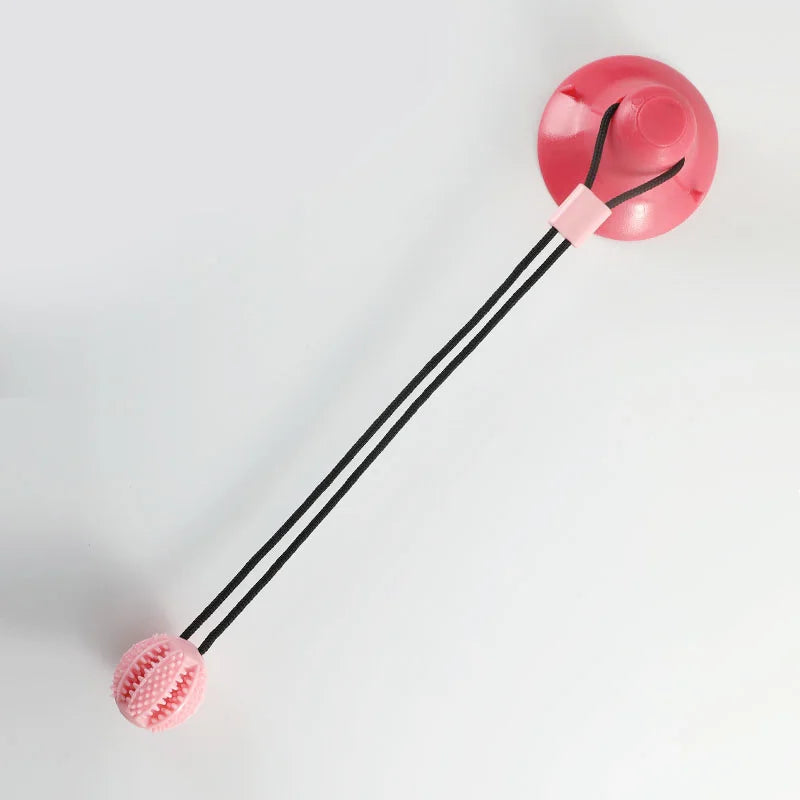 Brinquedo Interativo com Ventosa e Som para Cães