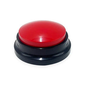 Botão Falante Interativo para Pets | Brinquedo Portátil
