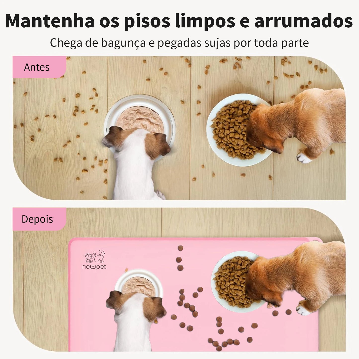 Tapete de Silicone para Pets – Antiaderente, Flexível e Fácil de Limpar