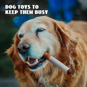 Brinquedo Interativo de Pelúcia Cigarro para Pets – Resistente