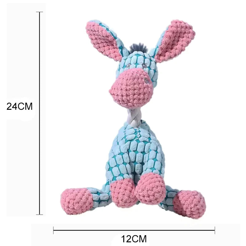 Brinquedo de Pelúcia para Cães Resistente e Interativo