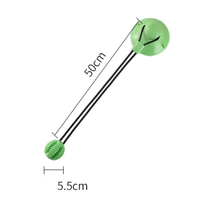 Brinquedo Interativo com Ventosa e Som para Cães