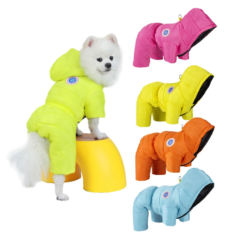 Colete Quente para Cachorro | Outono/Inverno | Ajuste Confortável e Estilo