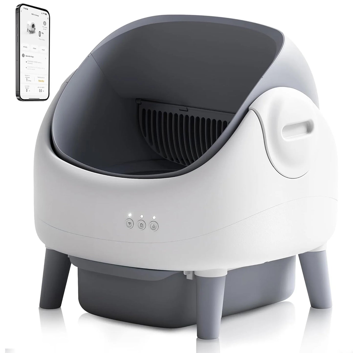 Caixa de Areia Automática Newpet p/ Gatos – Autolimpante