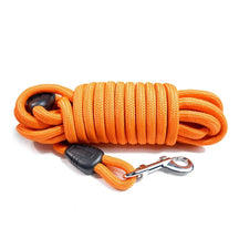 Trela de Nylon Resistente 5-10-15M para Cães Médios e Grandes