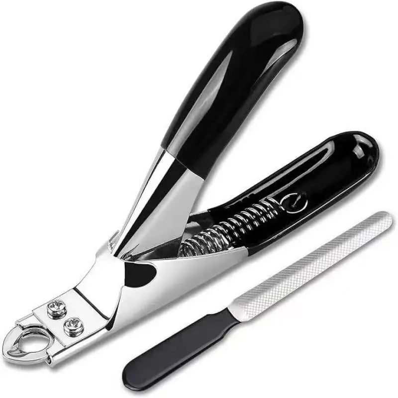 Tesoura de Unha Pet Inox + Lixa – Precisa e Confortável