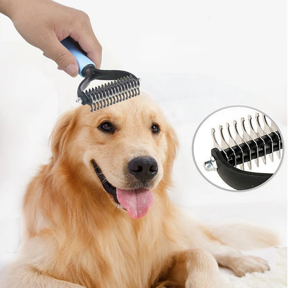Escova Dupla Face para Pets – Previne Dermatites e Nós