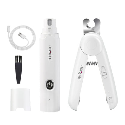 Aparador Elétrico de Unhas para Cães e Gatos com Luz LED Seguro