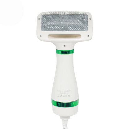 Secador Pet 2 em 1 com Escova Slicker - Secagem e Escovação