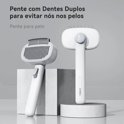 Escova Pet Newpet Autolimpante p/ Cães e Gatos