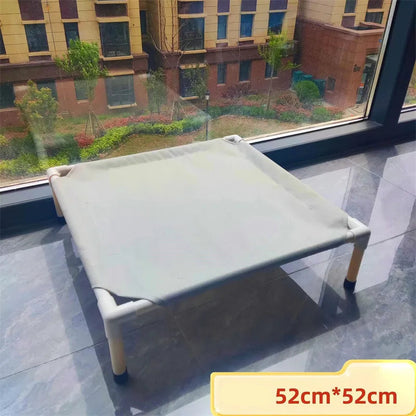 Cama Elevada Dobrável para Pets – Fácil de Lavar e Portátil
