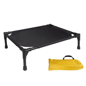 Cama Elevada para Cachorro com Dossel Removível – Conforto e Proteção