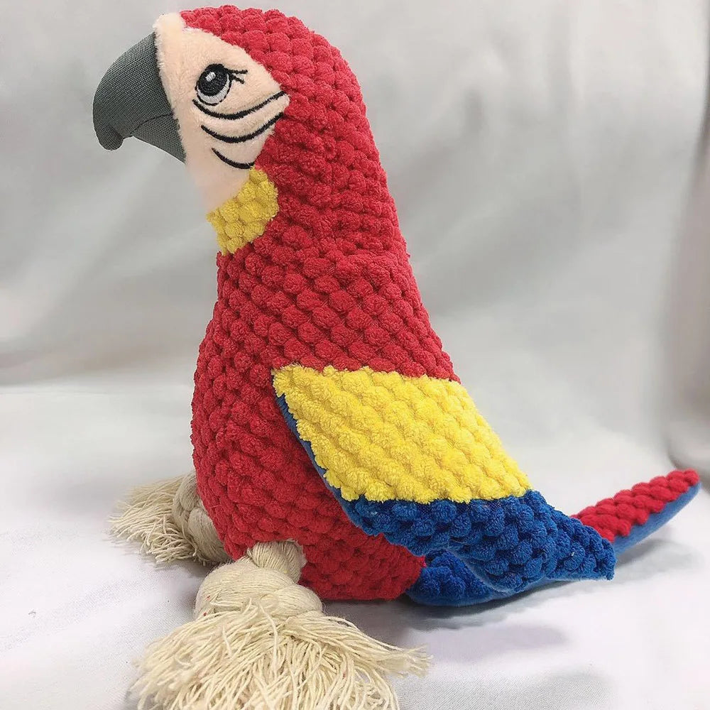 Brinquedo Mordedor Resistente para Cães – Pelúcia Interativa