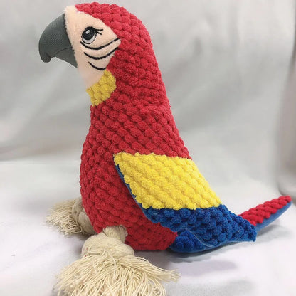 Brinquedo Mordedor Resistente para Cães – Pelúcia Interativa