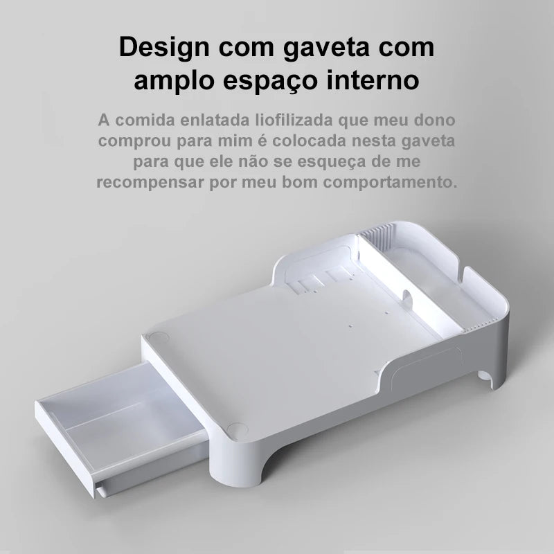 Alimentador Automático Pet Newpet com Suporte Elevado