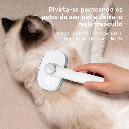 Escova Pet Newpet Autolimpante p/ Cães e Gatos