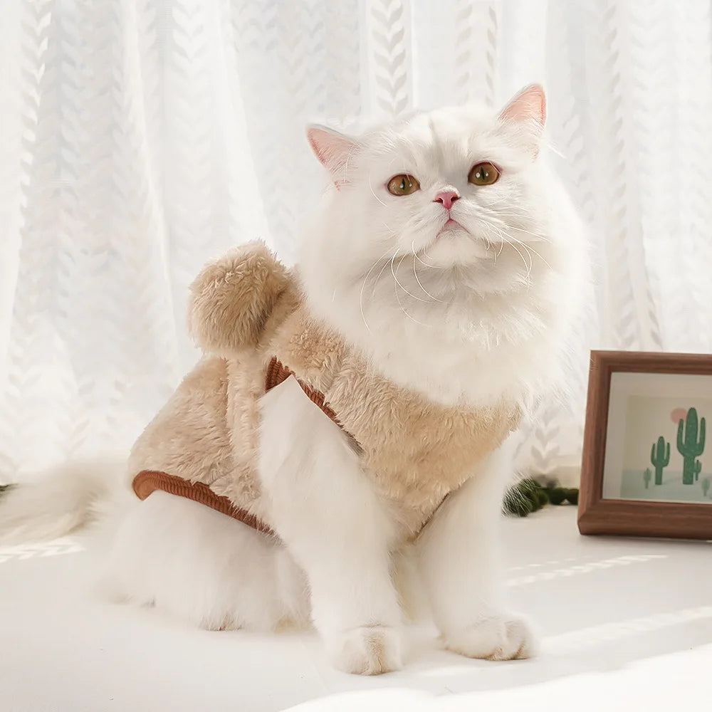 Colete de Inverno Pet | Flanela Quentinha para Cães e Gatos