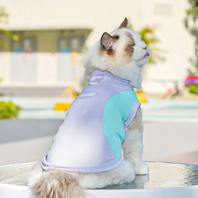 Colete Refrescante Pet com Proteção Solar e Alça D