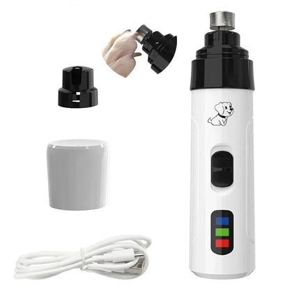 Moedor de Unhas Elétrico Pet USB - Corte Preciso e Seguro