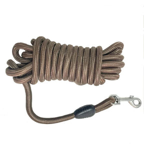 Trela de Nylon Resistente 5-10-15M para Cães Médios e Grandes