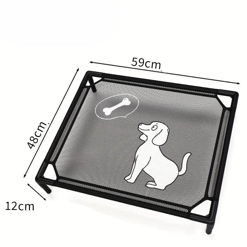 Cama Elevada para Cães Médios Kemorela | Resfriamento e Lavável